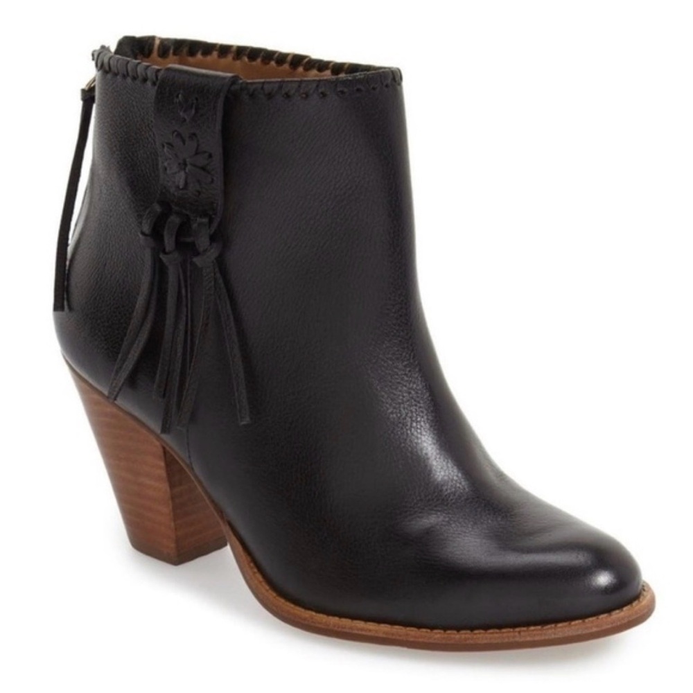 JACK ROGERS Greer black leather boots